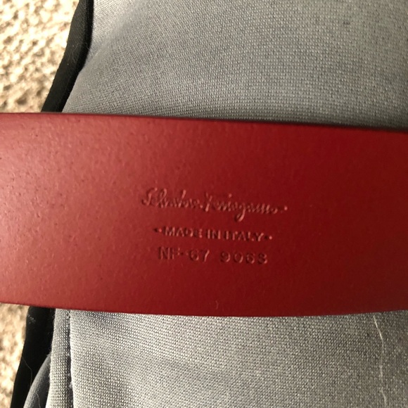 Mens Belt Fake Red Ferragamo Belt Salvatore Ferragamo Belt Depop